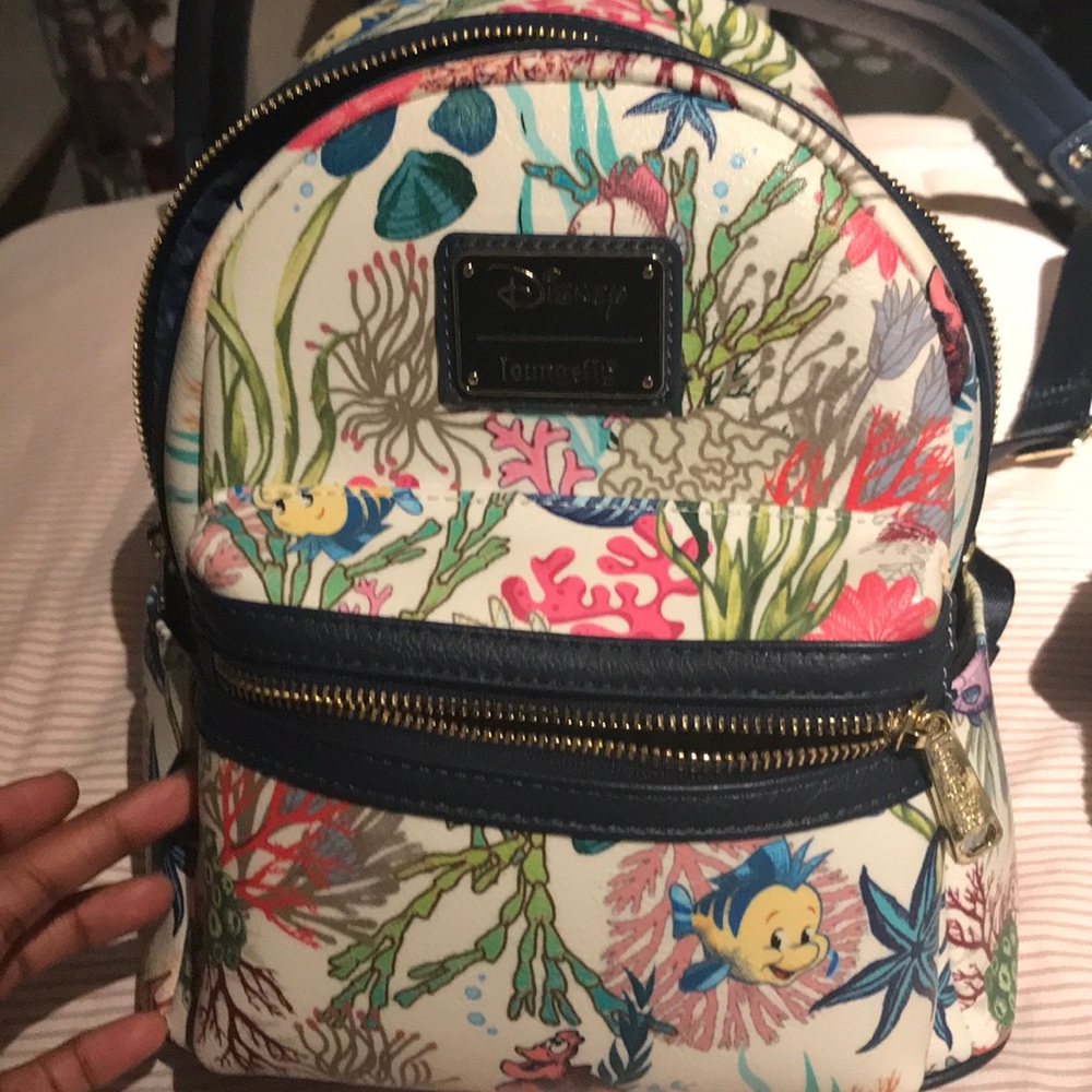 Little mermaid mini book bag